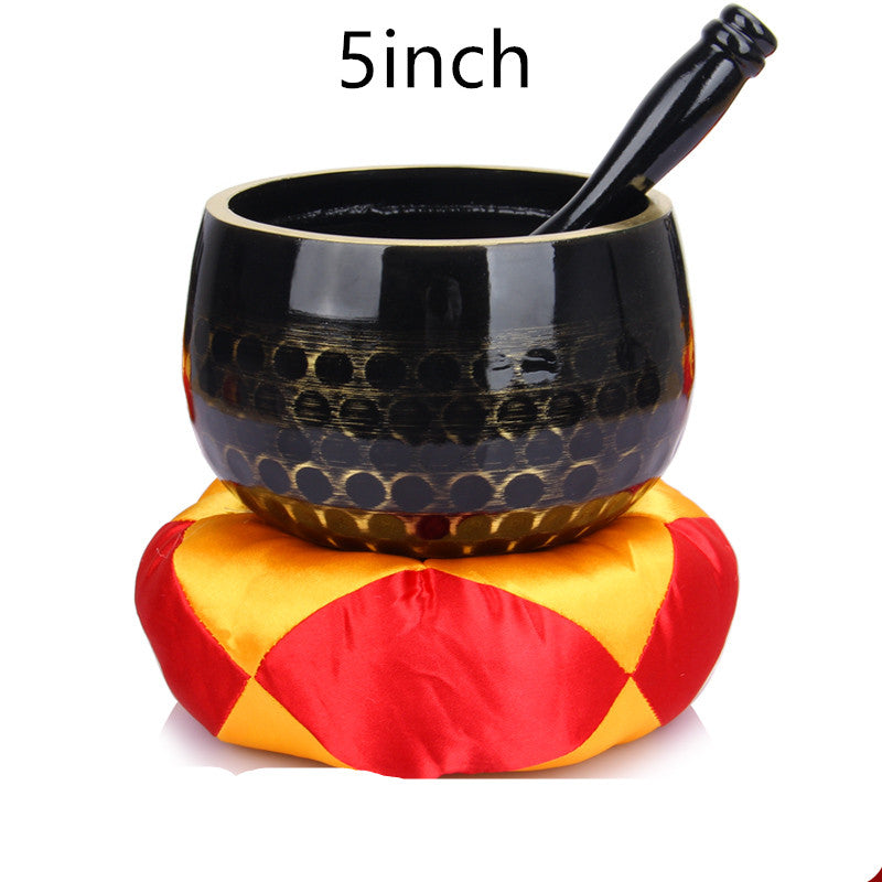 Premium Japanese Lotus Copper Bell and Alms Bowl
