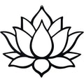 Lotus Flower Metal Wall Art for Home Decor (1PC)