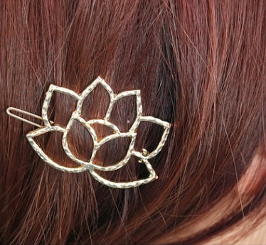 Lotus Flower Metal Vintage Hair Clip