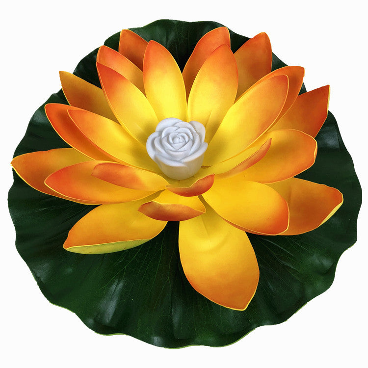 LED Lotus Flower Lamp for Water Decoration with Battery