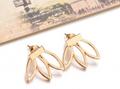 Stylish Minimalist Hollow Lotus Women's Earrings