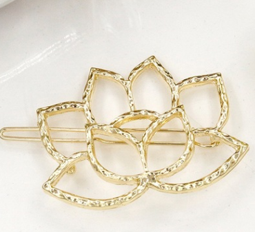Lotus Flower Metal Vintage Hair Clip