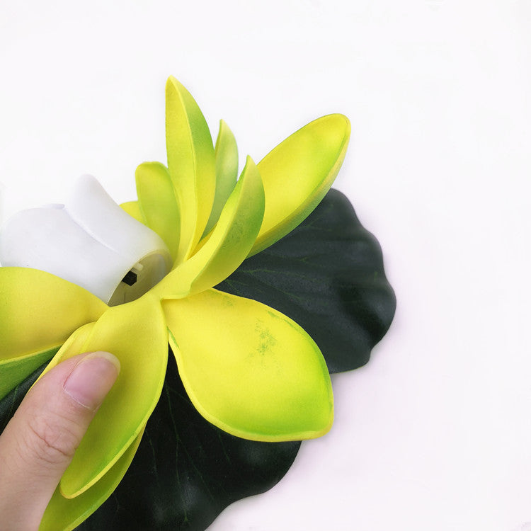 LED Lotus Flower Lamp for Water Decoration with Battery