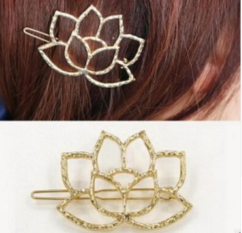 Lotus Flower Metal Vintage Hair Clip