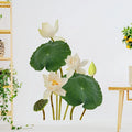 Chinese Style Lotus Leaf Wall Sticker for Home Decor