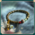 Festival Rising Bamboo Lotus Pendant with Sandalwood Bracelet