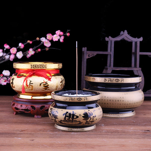 Ceramic Incense Burner for Home Worship (Large Size)