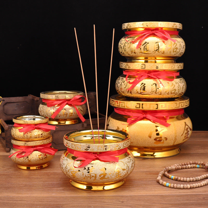 Ceramic Incense Burner for Home Worship (Large Size)